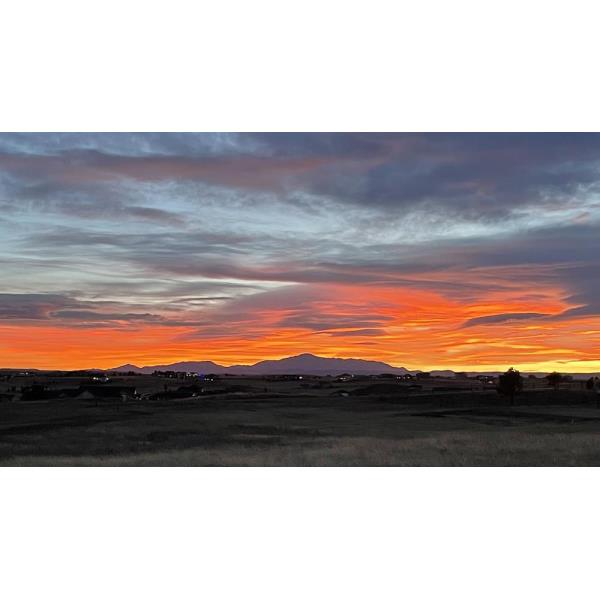Pikes Peak Sunset December 2021